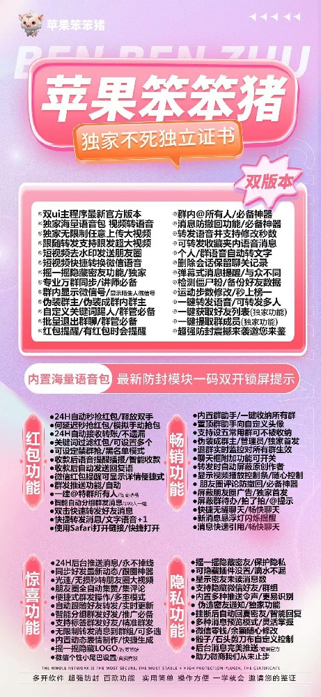 笨笨猪正式码( 独立企业 )