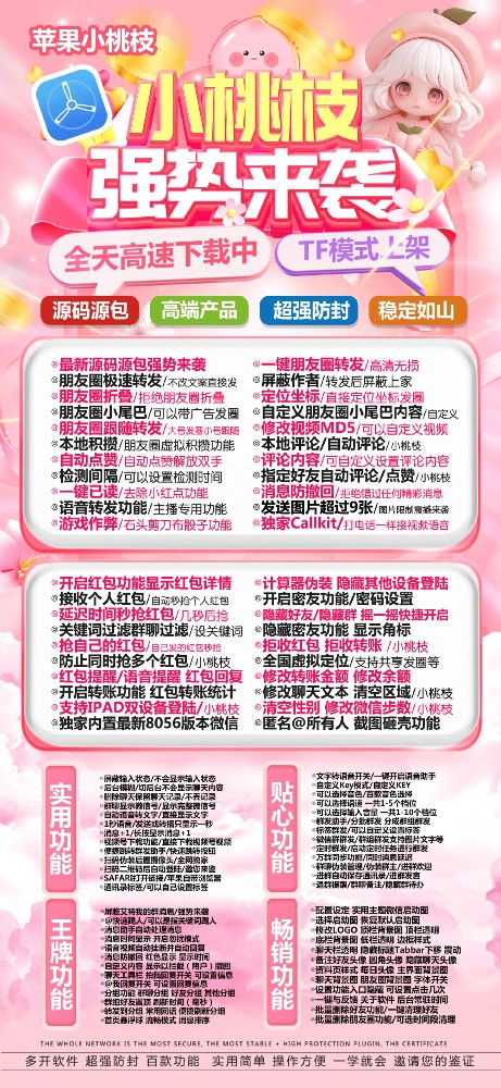 苹果小桃枝微信多开软件商城-苹果小桃枝激活码授权码卡密